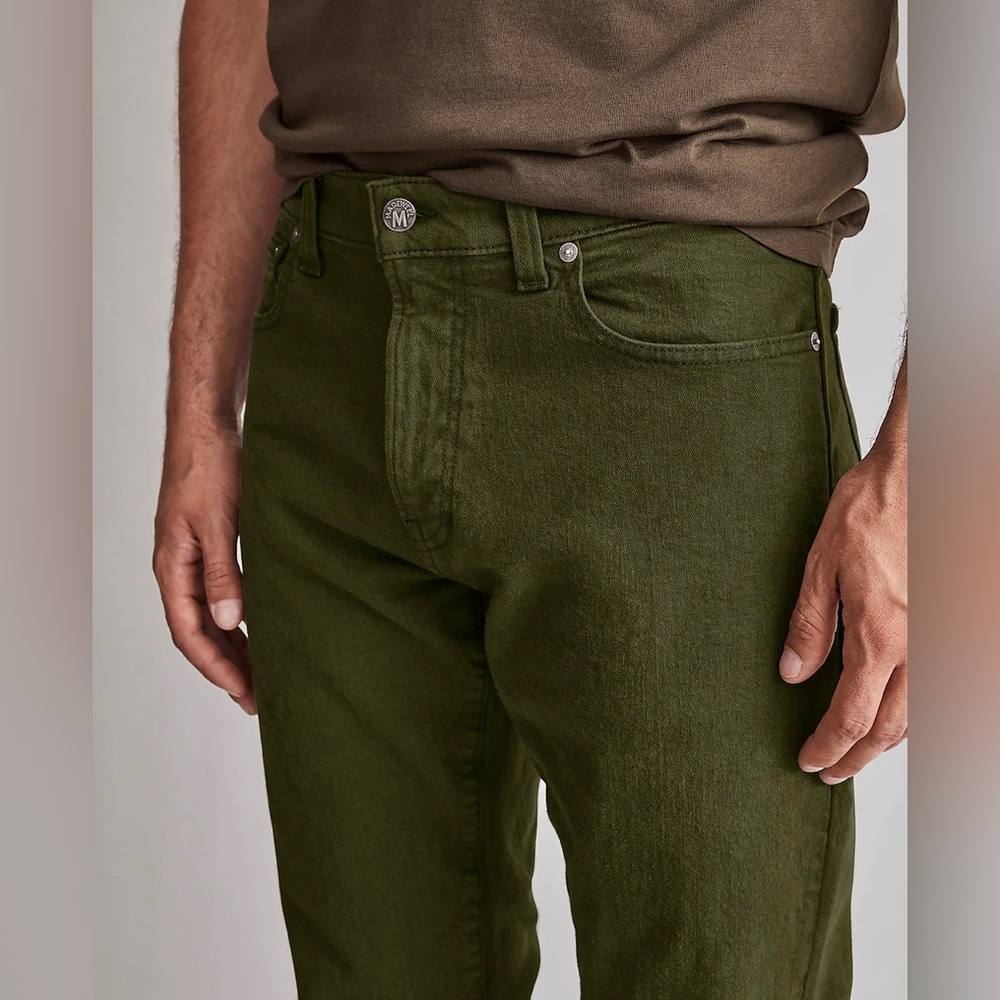 NWT Madewell Mens Garment-Dyed Slim Jeans, size 32/30, NG305 - Picture 8 of 8